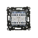 SOON ON SALE, TV-DATA final aerial socket, (module), Simon 24, IP20, cashmere