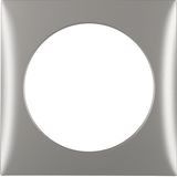 Integro Flow Frame, 1-Gang Chrome Matt Lacquered