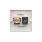 Touch panel 3 modules, Modul 1: 2 horizontal touch fields, Module 2: 2 horizontal touch fields, Module 3: 2 vertical touch fields, Fixing: horizontal, White pearl