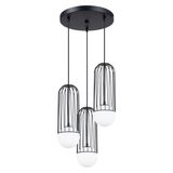 Pendant lamp BRINA  3P black