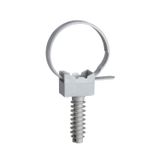 Mureva Fix - Pipe holder ø16-32mm + dowel White / 100 pcs