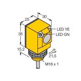 Photoelectric Sensor Diffuse Mode Sensor with Fixed-Field Background Suppression   Q25SP6FF100