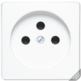 Cover for socket, French/Belgian system 121FKISGPL-1