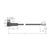 Actuator and Sensor Cable, PUR Connection Cable   WKSV5.501T-5/TXL
