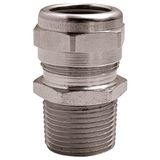 Cable Gland single sealing ATEX EXD M100 Metallic Raw color