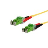 OpDAT patch cord E2000-D APC/E2000-D APC OS2, 5.0 m