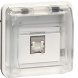 Data connector Cat 6. 1-v, W.1, polar white