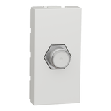 TV Socket 1 Module New Unica White