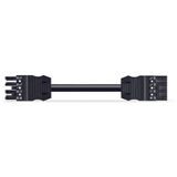 pre-assembled interconnecting cable;Eca;Socket/plug;black