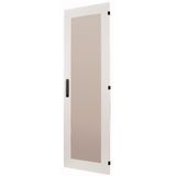XLSD5GS1485 Section door with glass window, closed IP55, left or right-hinged, HxW = 1400 x 850mm, grey