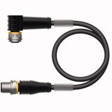 Actuator and Sensor Cable, PUR Extension Cable   WKS4.4T-0.6-RSS4.4T/TXL