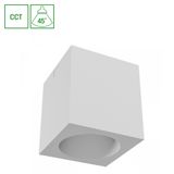 CHLOE COMPLETE SURFACE 7W CCT 230V 45ST IP20 FI90X100MM WHITE SQUARE