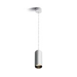 WHITE PENDANT GU10 10W DARK LIGHT