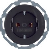 SCHUKO soc. out., mounting orient. var. in 45° steps, R.classic, black