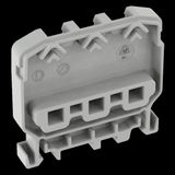 ABA 66 N/PE 6x6 mm busbar DIN-rail adapter