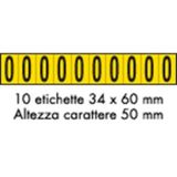 Adhesive label - 350x60 - 10 sheets / 10 labels each