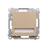 LED luminaire, 230V, champagne matt