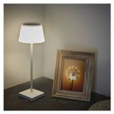 LED Desk Lamp KATIE, rechargeable, white