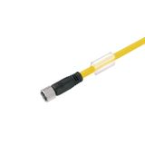 Sensor/actuator line, One end without connector, M8, Number of poles : 3, 1.5 m, Female socket, straight, Shielded: No, LED: No, Sheath material: PUR, Halogen: No