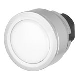 Pilot light, flush-mount, white