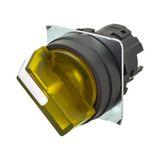 Selector A22NZ 22 dia., 2 position, Lighted, bezel plastic, manual, co A2270405M