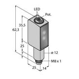 Photoelectric Sensor Retroreflective Sensor with Polarizing Filter   QMH26VPLPQ7