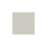 SOON ON SALE, single button for roller blind switch and pushbutton, (rocker), Simon 24, IP20, cashmere