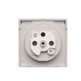 Triple switch with backlight, (module), 10AX, quick connection, Bronze matt, metalic