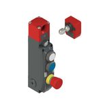 NG series safety switch with lock and integrated control devices, with actuator