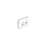 BLOCK 2 SAF EARTH SOCKETS(SCHUKO)L75-4 MOD RD