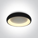 62134N/B/V BLACK PLAFO LED 30W CCTV IP20 230V DIMMABLE