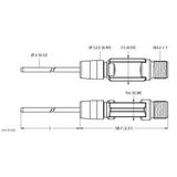 Temperature Detection With Current Output   TTM150C-203A-CF-LI6-H1140-L150-50/150°C