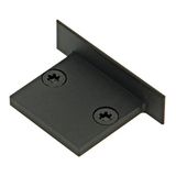 Profile end cap LBI flat closed black