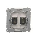 Touch panel 3 modules, Modul 1: 2 horizontal touch fields, Module 2: 1 touch field, Module 3: 2 horizontal touch fields, Fixing: horizontal, White pearl