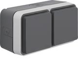 Plug SK 2f horizontal with folding 4LE AP gr