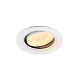 NUMINOS© MOVE M, recessed CL 3000K, 55ø, IP20, round, wh
