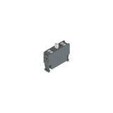 Base fixing contact block, slow action 1NO early make