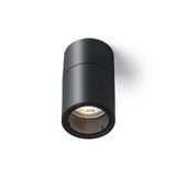 SORANO ceiling black plastic 230V LED GU10 8W IP44