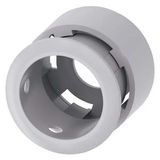 Protective collar for emergency stop mushroom pushbutton, 30 mm, 60 mm, gray