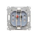 Socket outlet with earthing and shutters, Silver matt, metalic, 16A