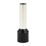 Single insulated sleeve terminal HI 10.0/18-black, black, Al/Cu