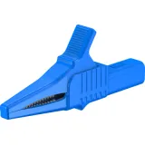 Alligator clip, blue, max. 20 mm, L 82.2 mm, CAT II, socket 4 mm, 66.9755-23