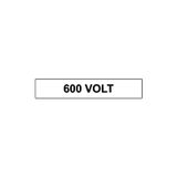 Polycarbonate label, 136x24mm, (600V)