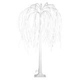 LED tree of lights, 120 cm, indoor and outdoor, cool white