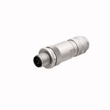 Field-Wireable Connector Male Connector M12 × 1, Straight   BMSWS8151-8.5