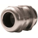 Cable Gland with slats Nickel Plated Brass 1NPT Metallic Raw color