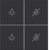 KNX pushbutton cover, 4-V, light on/off, A.x/C.x, night black matte