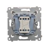 Single button for switches and push buttons, Gold matt, metalic