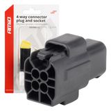 Connector plug and socket set 4 PIN 2.2mm AMIO-04348