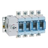 DSX switch disconnector size 2 320A 4 poles - Rated current = 200A - for mounting on plate